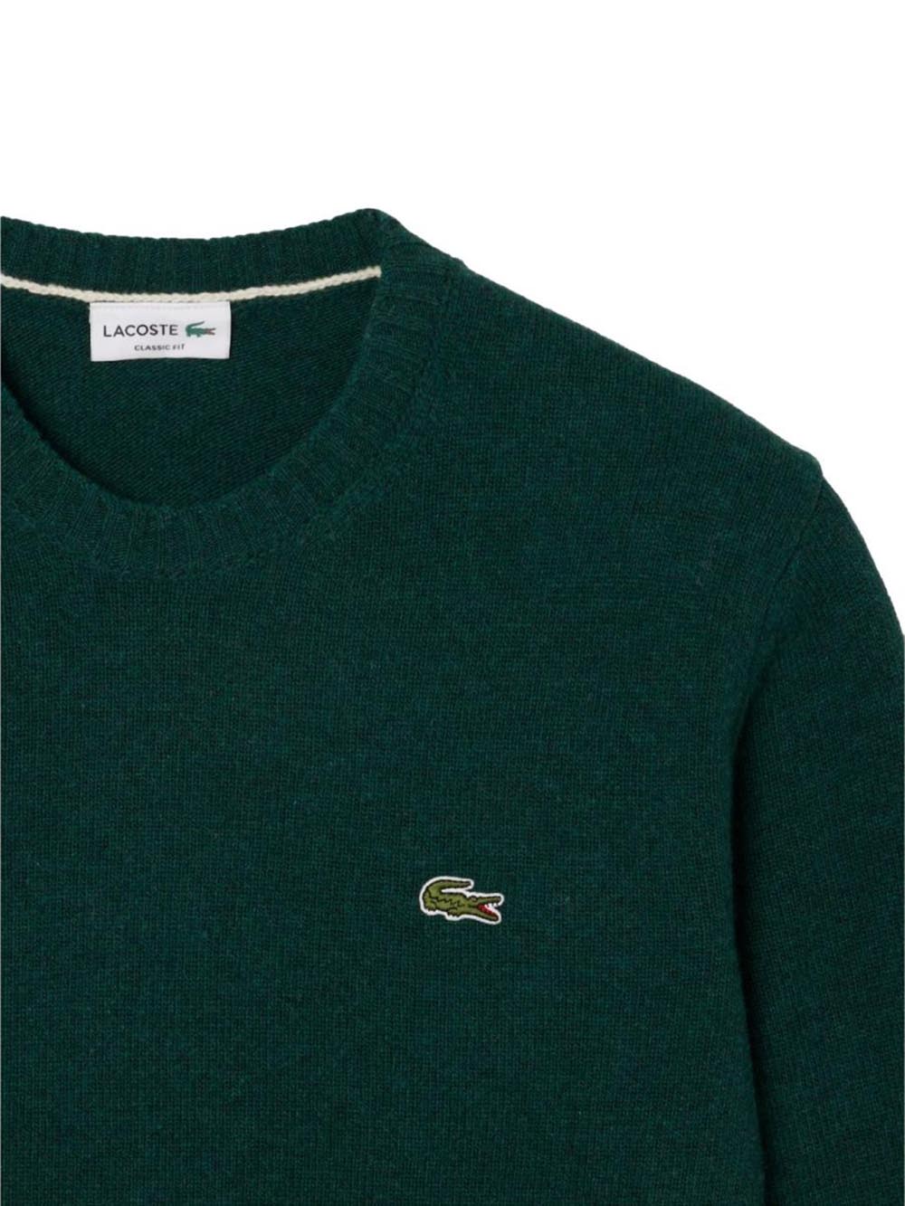 Lacoste Pullover Uomo Ah2916 Verde