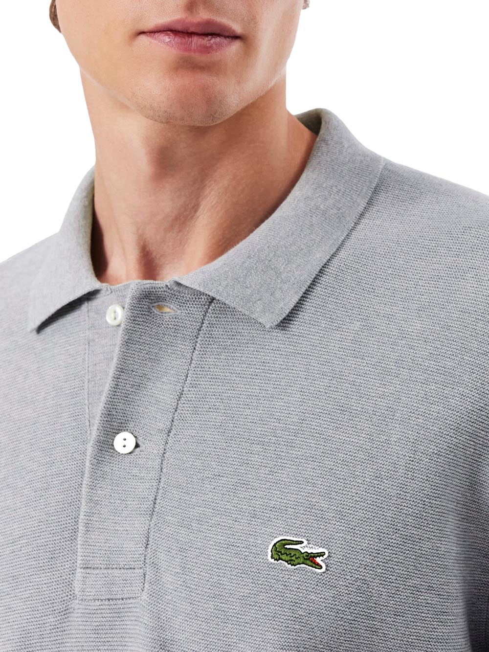 Lacoste Polo Uomo Ah9904 Grigio