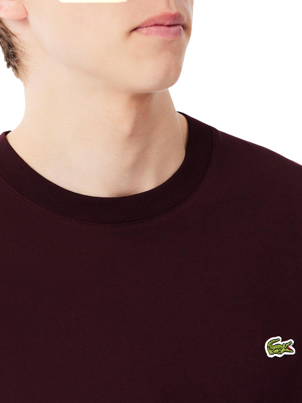 Lacoste T-shirt Uomo Th7318 Vinaccio