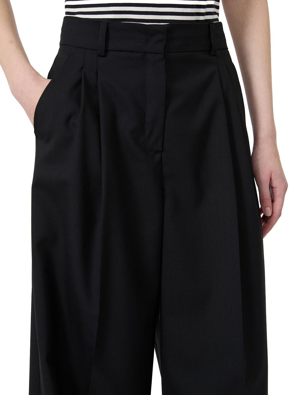 WKDOVVIO Max Mara Weekend Pantalone Donna 2625136051 Nero