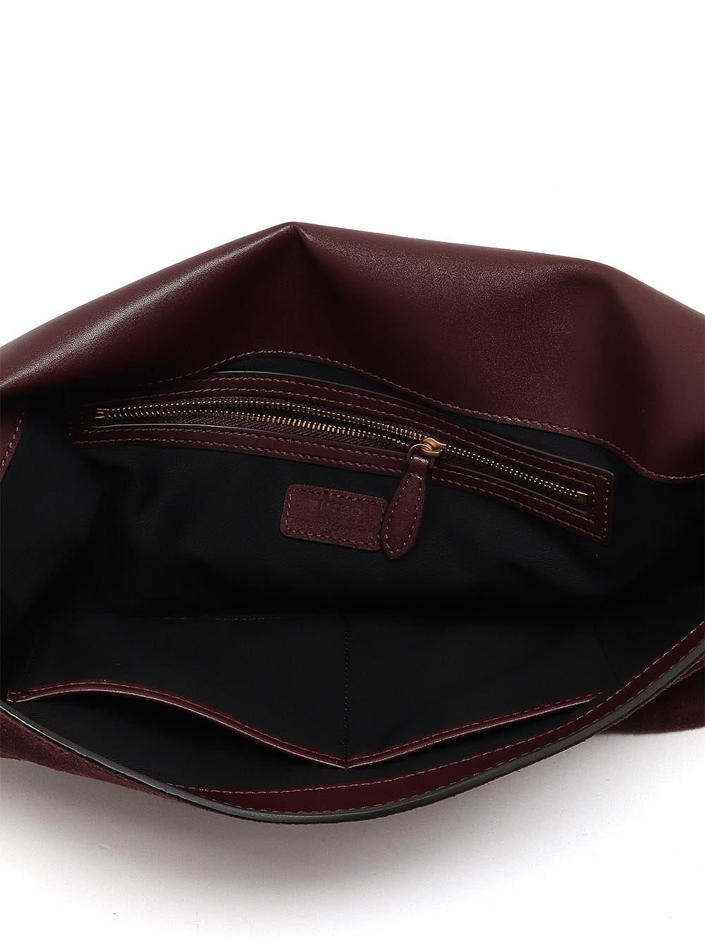 love satchel big Pinko Borsa a Tracolla Donna 107915 A0f6 Borgogna oro