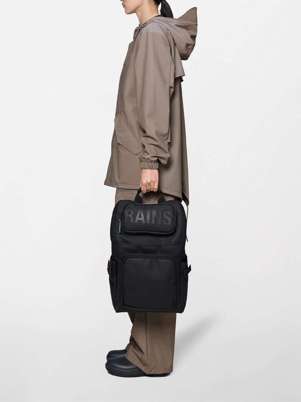 texel cargo backpack w3 Rains Zaino Unisex 14000 Nero