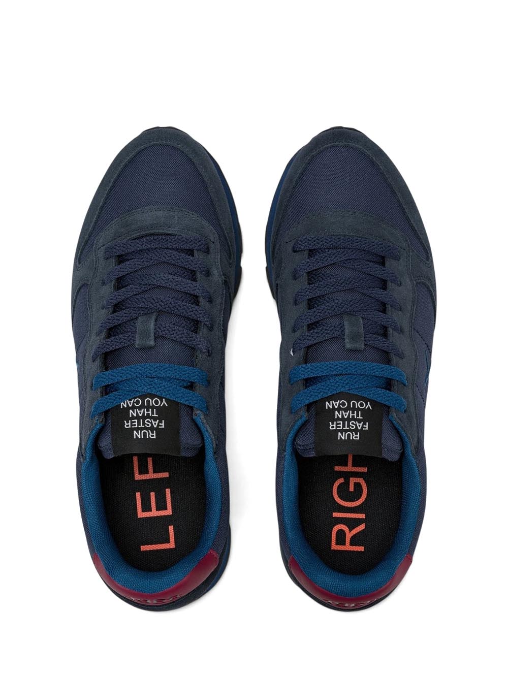 TOM SOLID SUN68 Sneaker Uomo Z46101 Blu/bordeaux