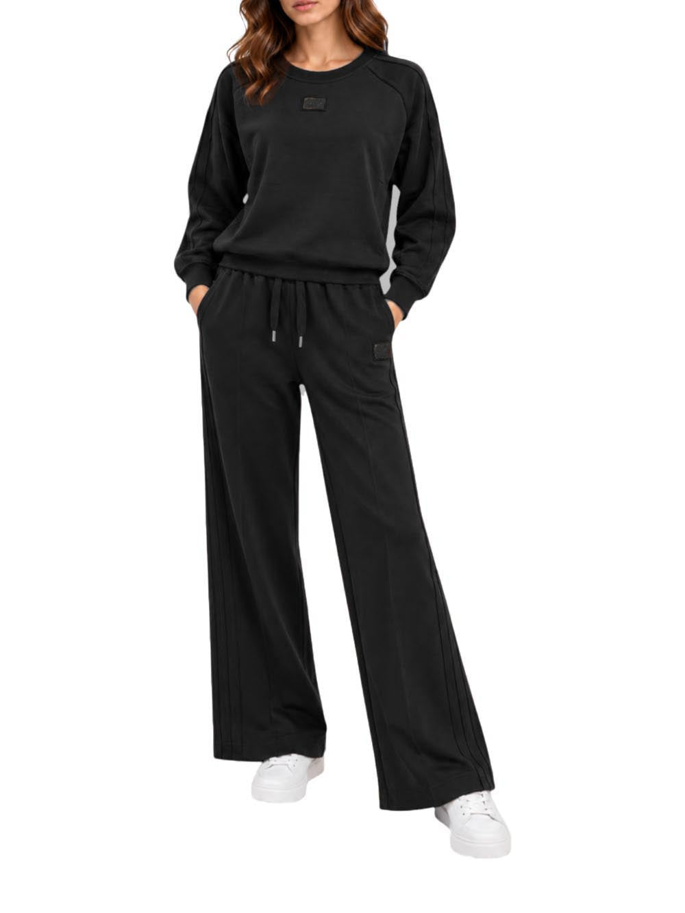 Yes Zee Pantalone Donna P329 Nr00 Nero