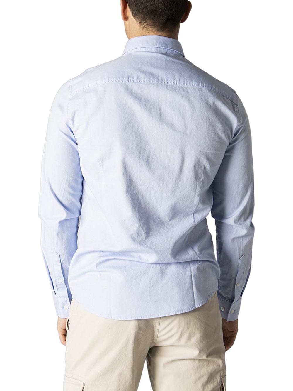 ARMANI EXCHANGE Camicia Uomo Azzurro