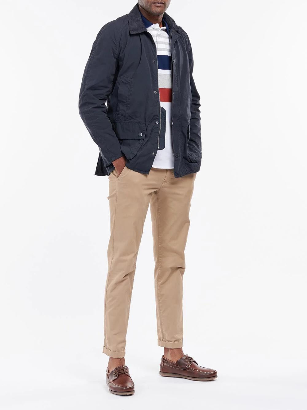 Giubbino MCA0792 BARBOUR ASHBY CASUAL Blu