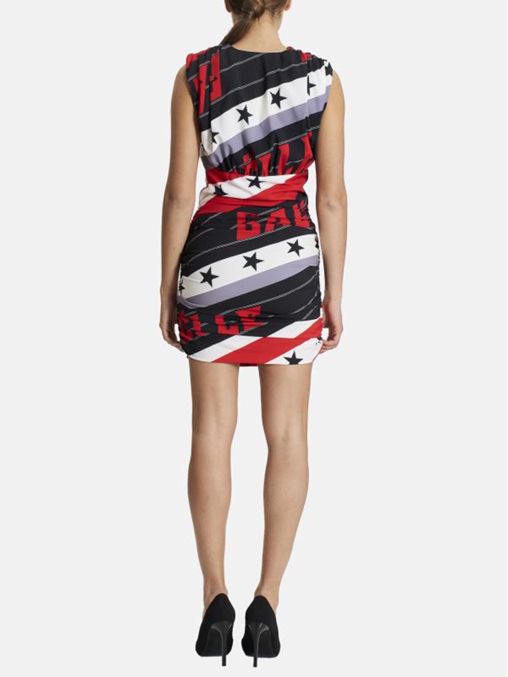 Abito GBD11131FA Nero rosso