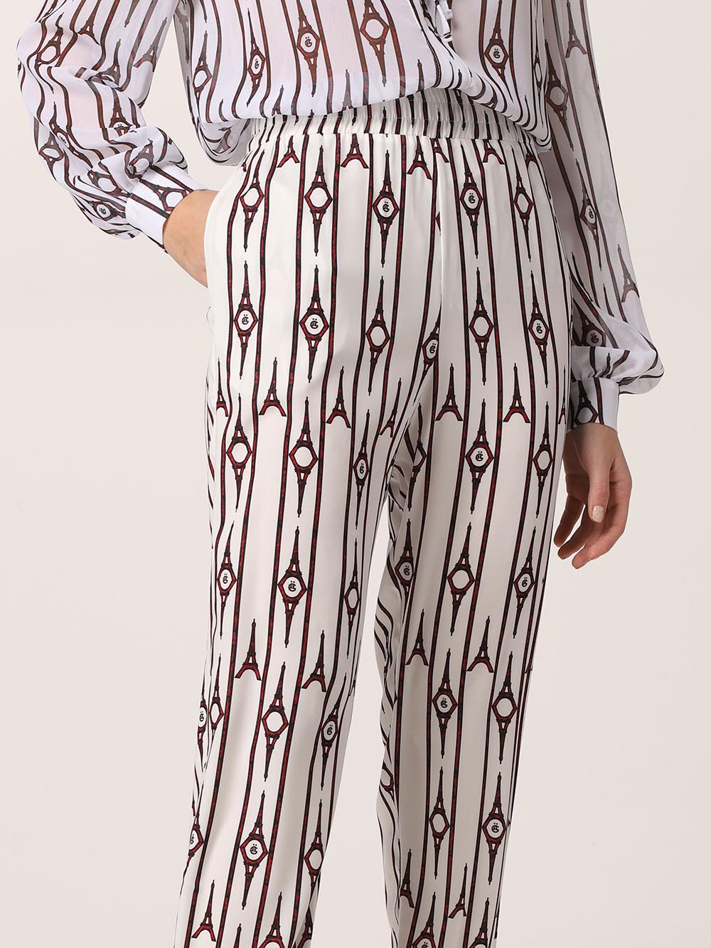 Pantalone GBD11601FP Bianco