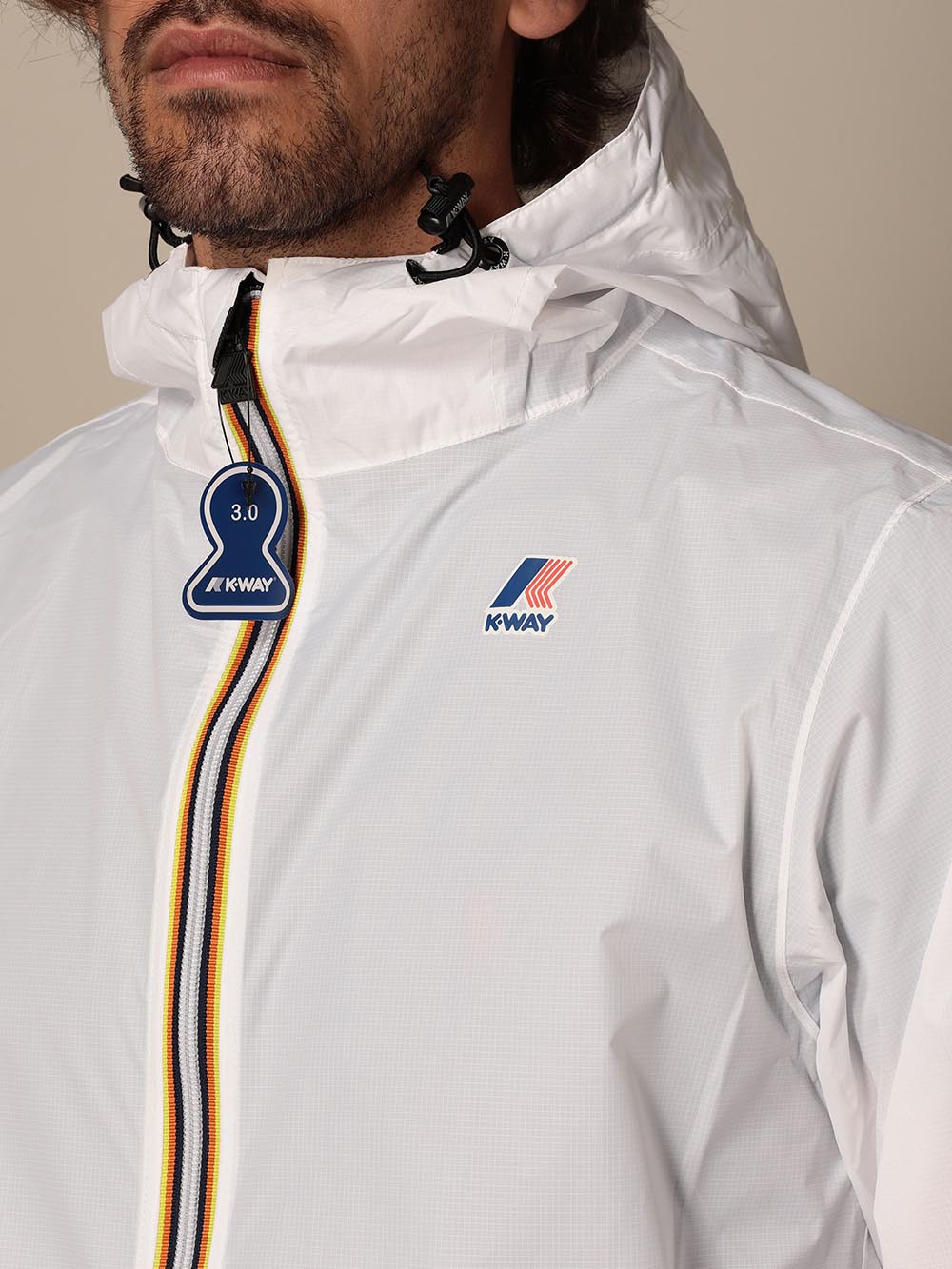 K-WAY Giubbino Uomo Bianco