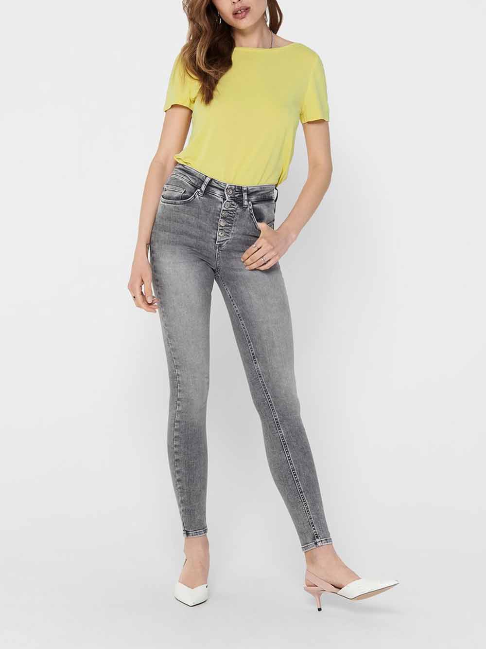 Only T-shirt Donna Giallo