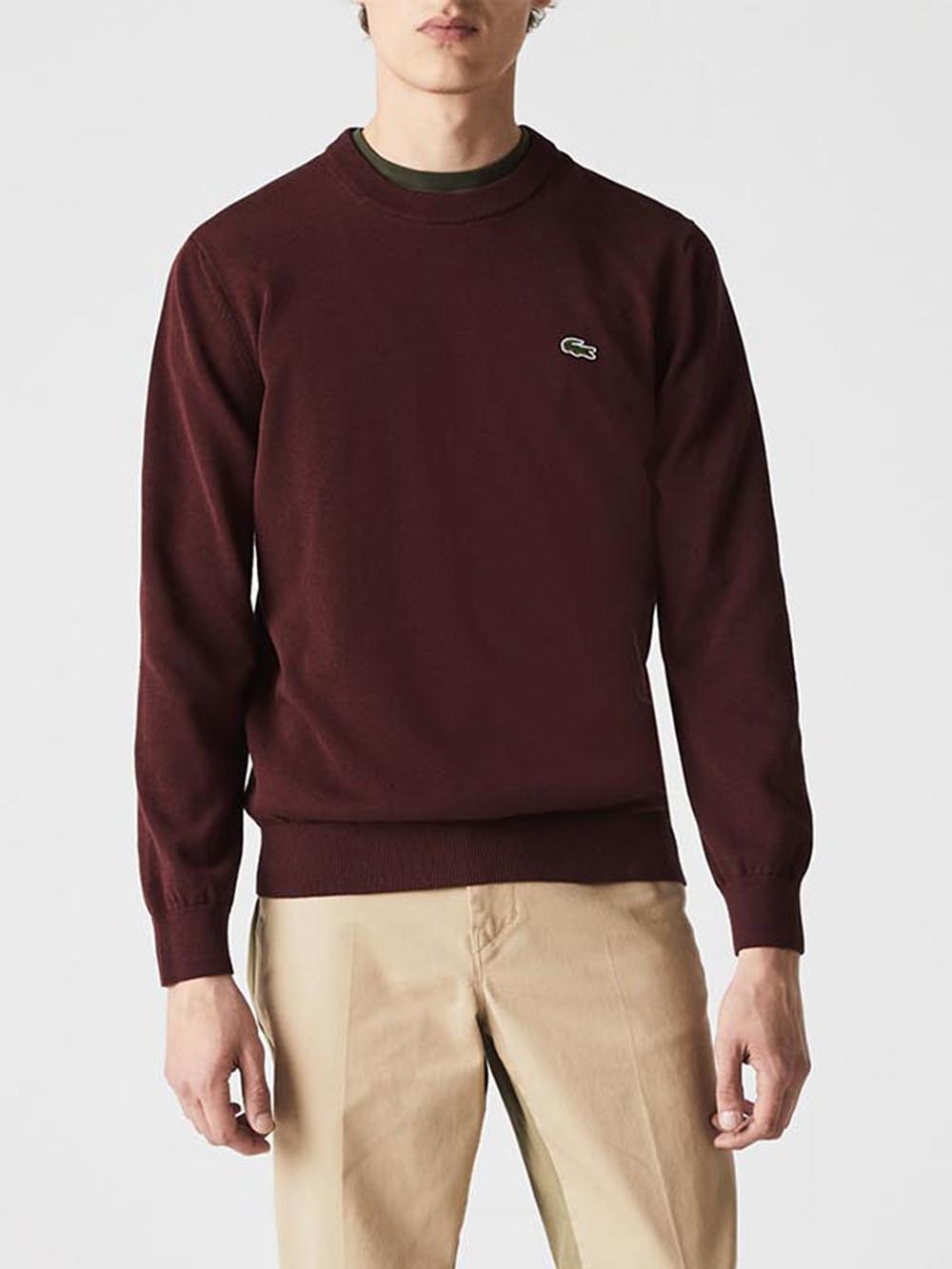 Lacoste Maglia Uomo Bordo blu