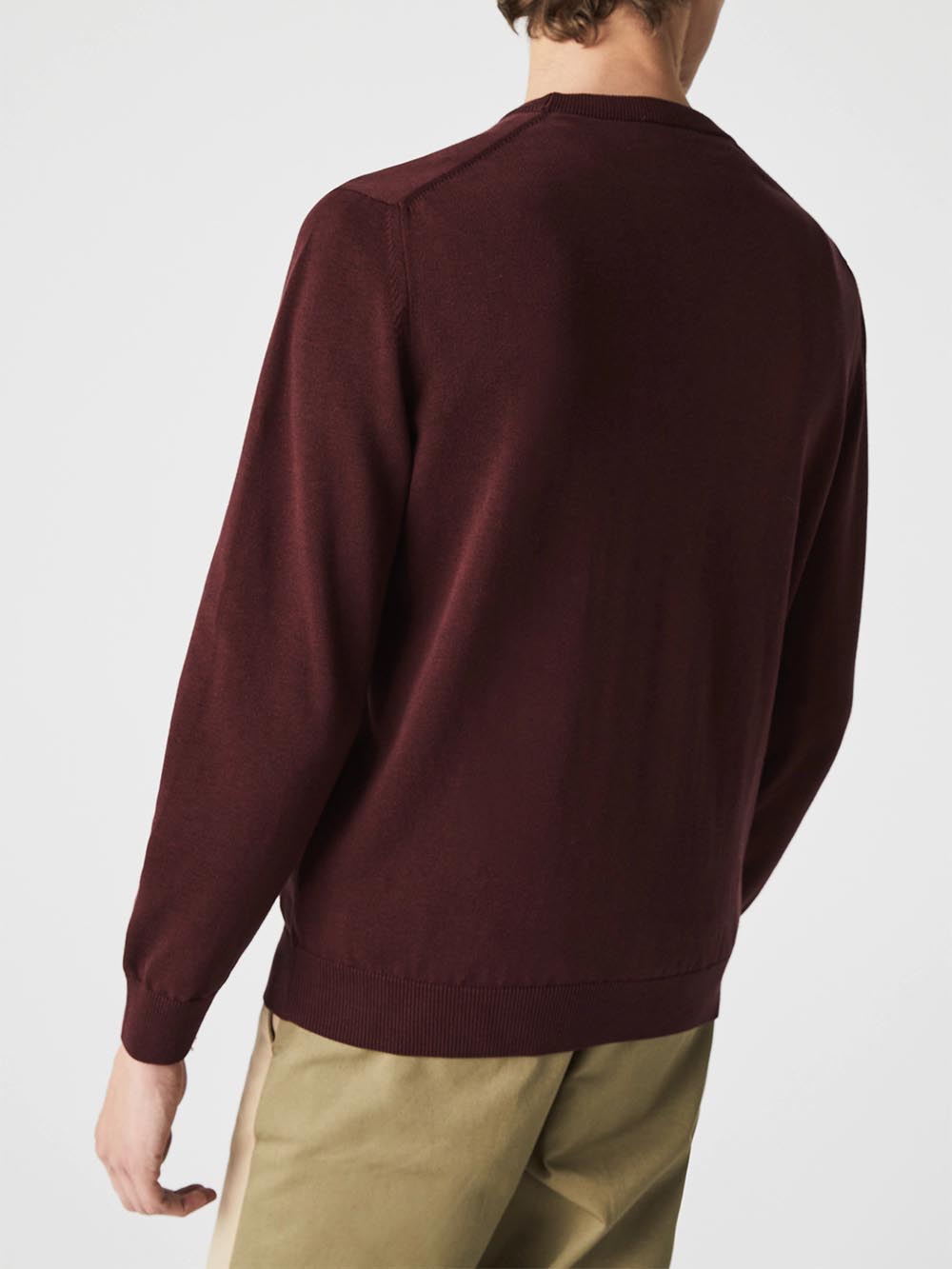 Lacoste Maglia Uomo Bordo blu