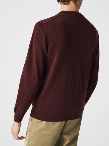 Lacoste Maglia Uomo Bordo blu