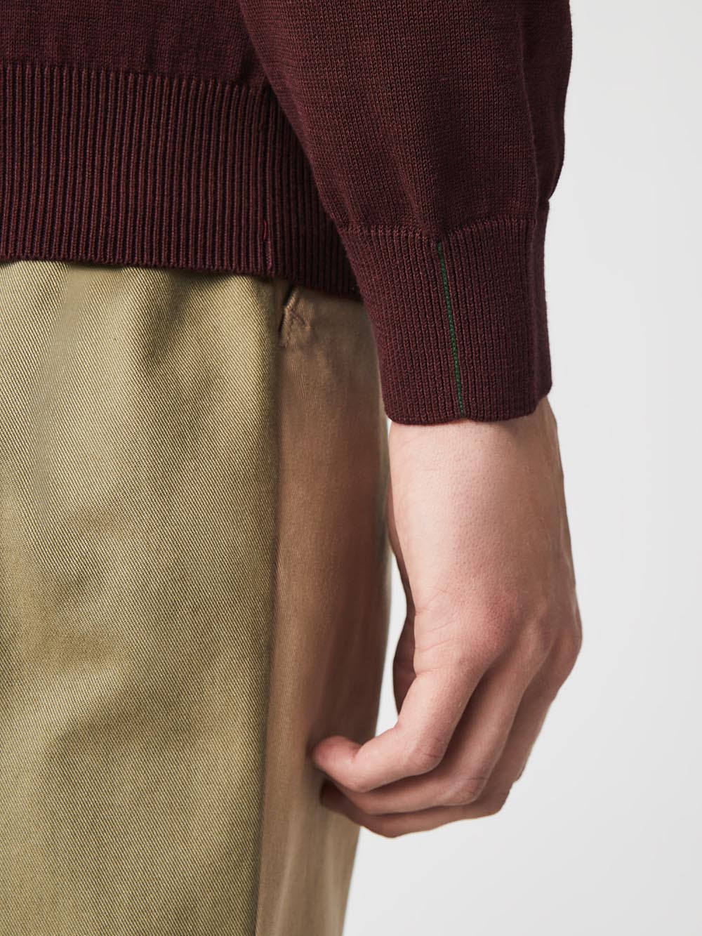 Lacoste Maglia Uomo Bordo blu