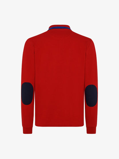 SUN68 Polo Uomo Rosso