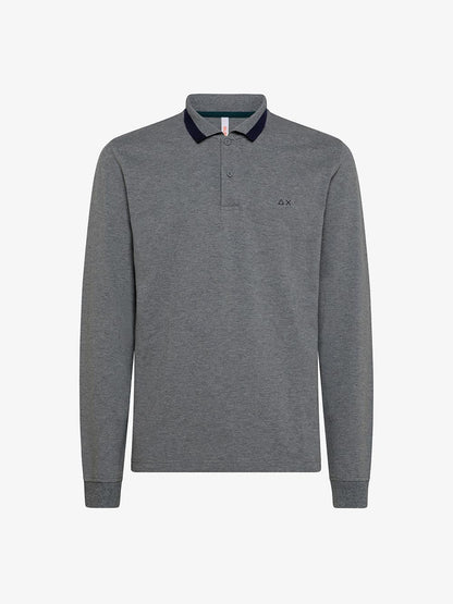 SUN68 Polo Uomo Grigio