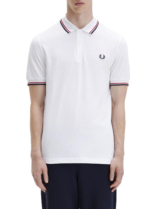 Fred Perry Polo Uomo Bianco