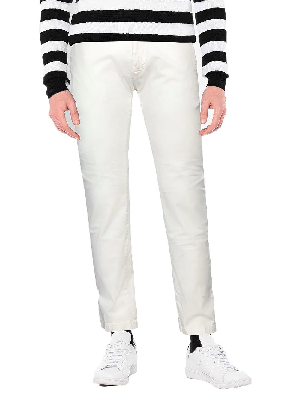 Modfitters Pantalone Uomo Bianco