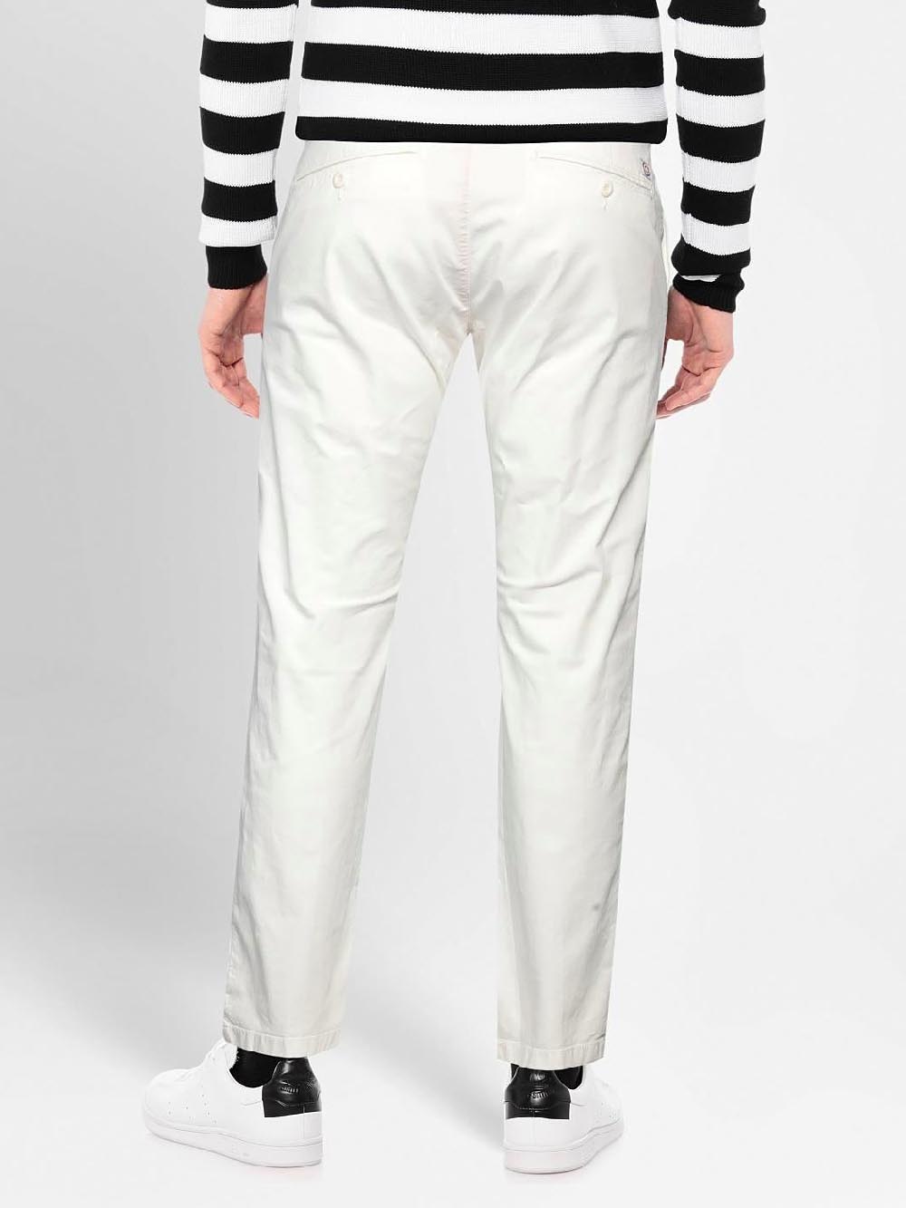 Modfitters Pantalone Uomo Bianco