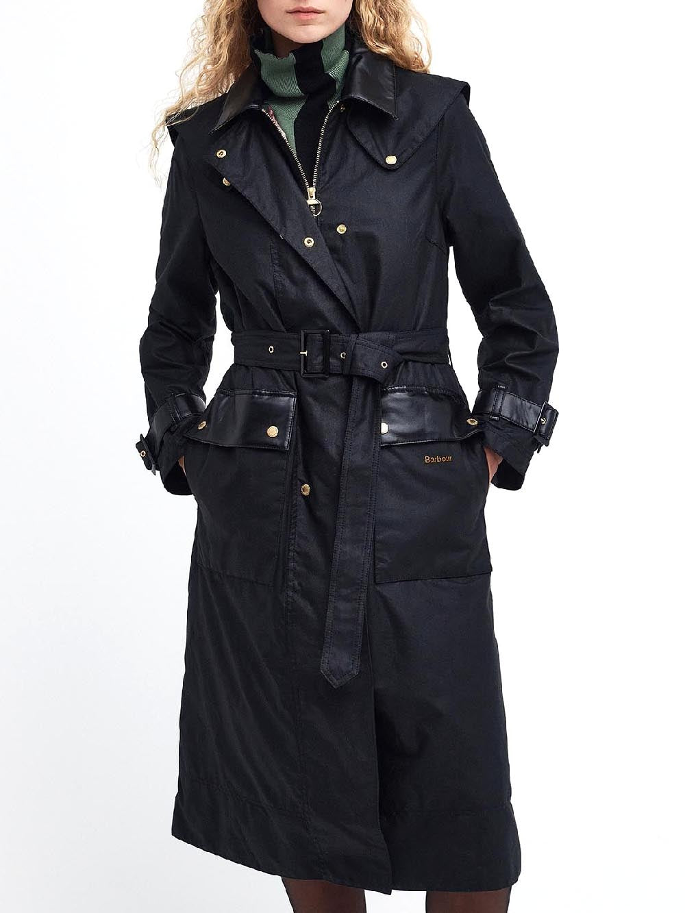Barbour Trench Donna Nero