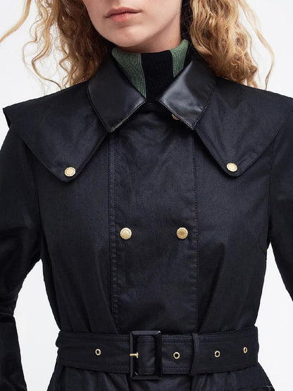 Barbour Trench Donna Nero