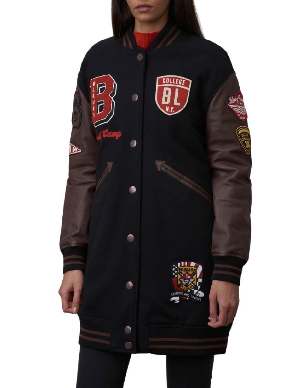 Blauer Giubbino Donna Nero