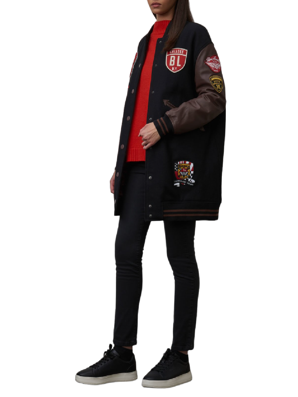 Blauer Giubbino Donna Nero