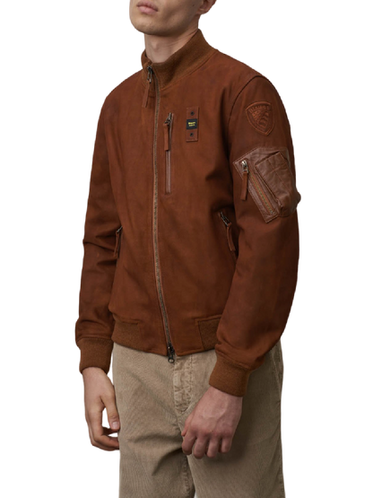 Blauer Giubbino Uomo Marrone