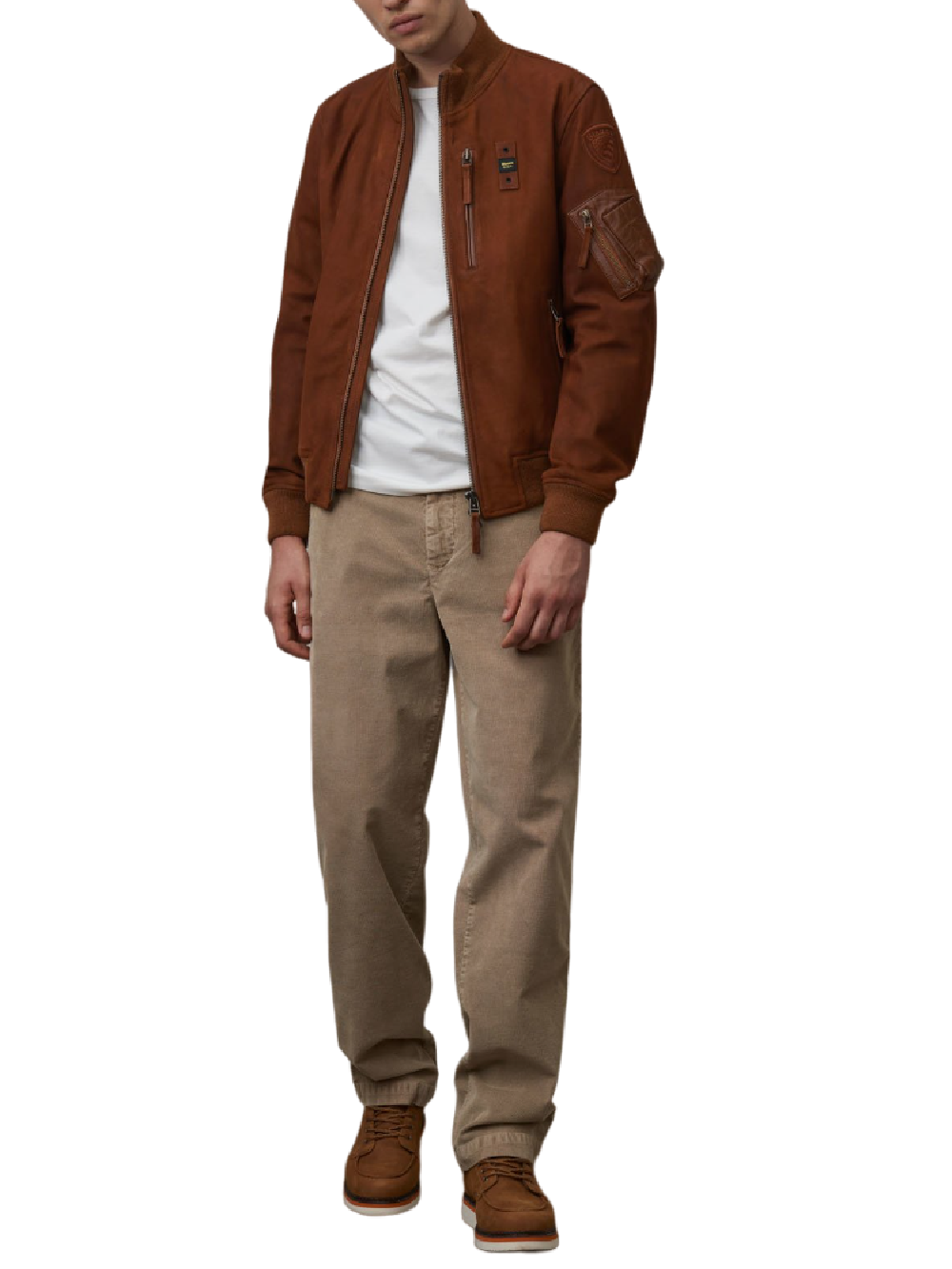 Blauer Giubbino Uomo Marrone