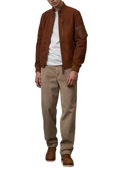 Blauer Giubbino Uomo Marrone