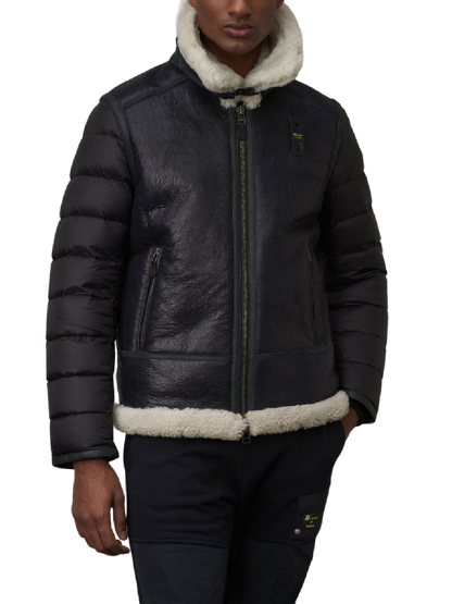 Blauer Giubbino Uomo Nero