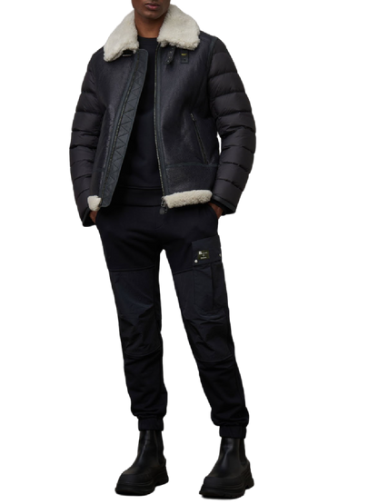 Blauer Giubbino Uomo Nero