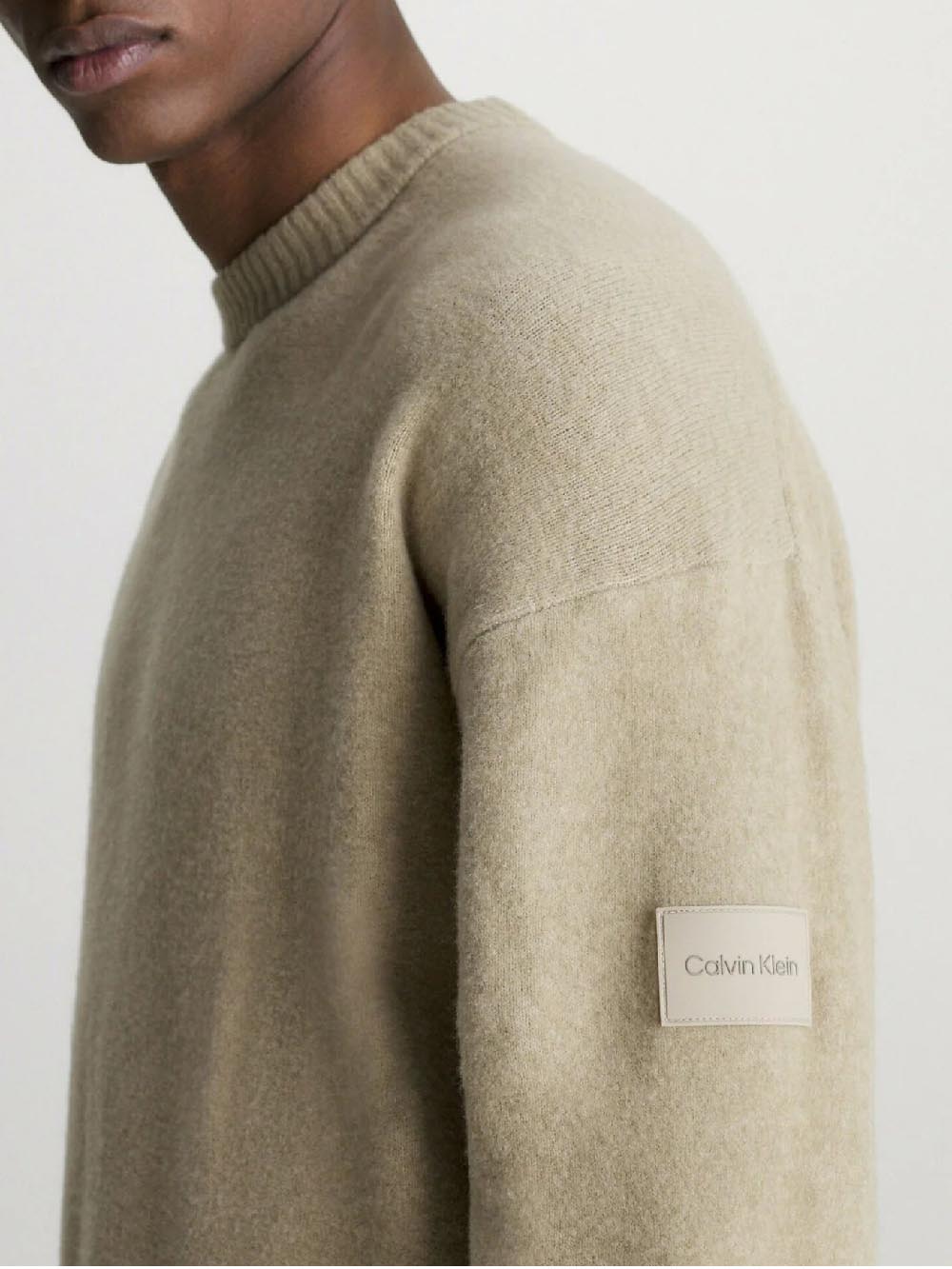 Calvin Klein Maglia Uomo K10k110401 Verde