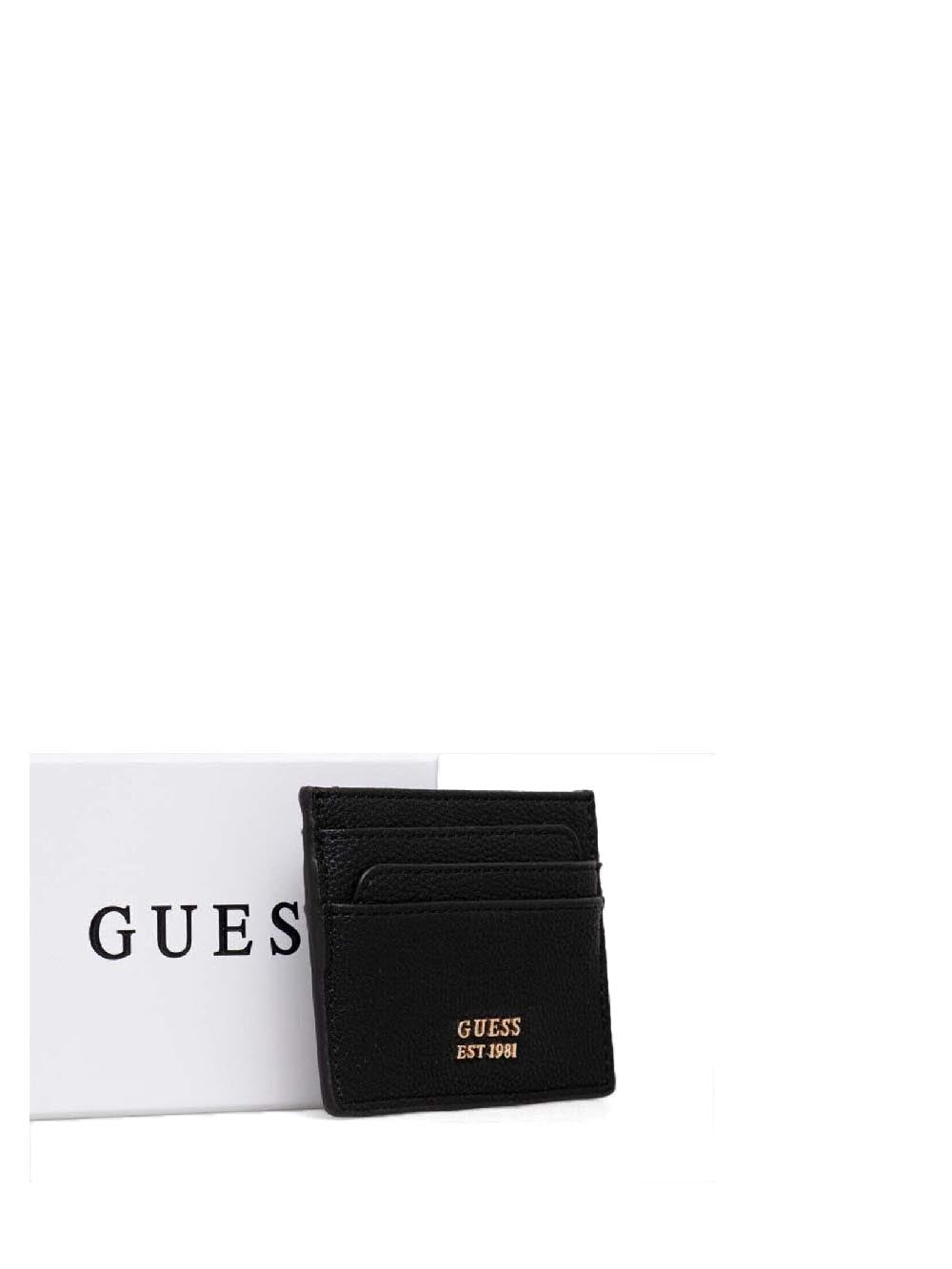 Guess Portacarte Donna Nero