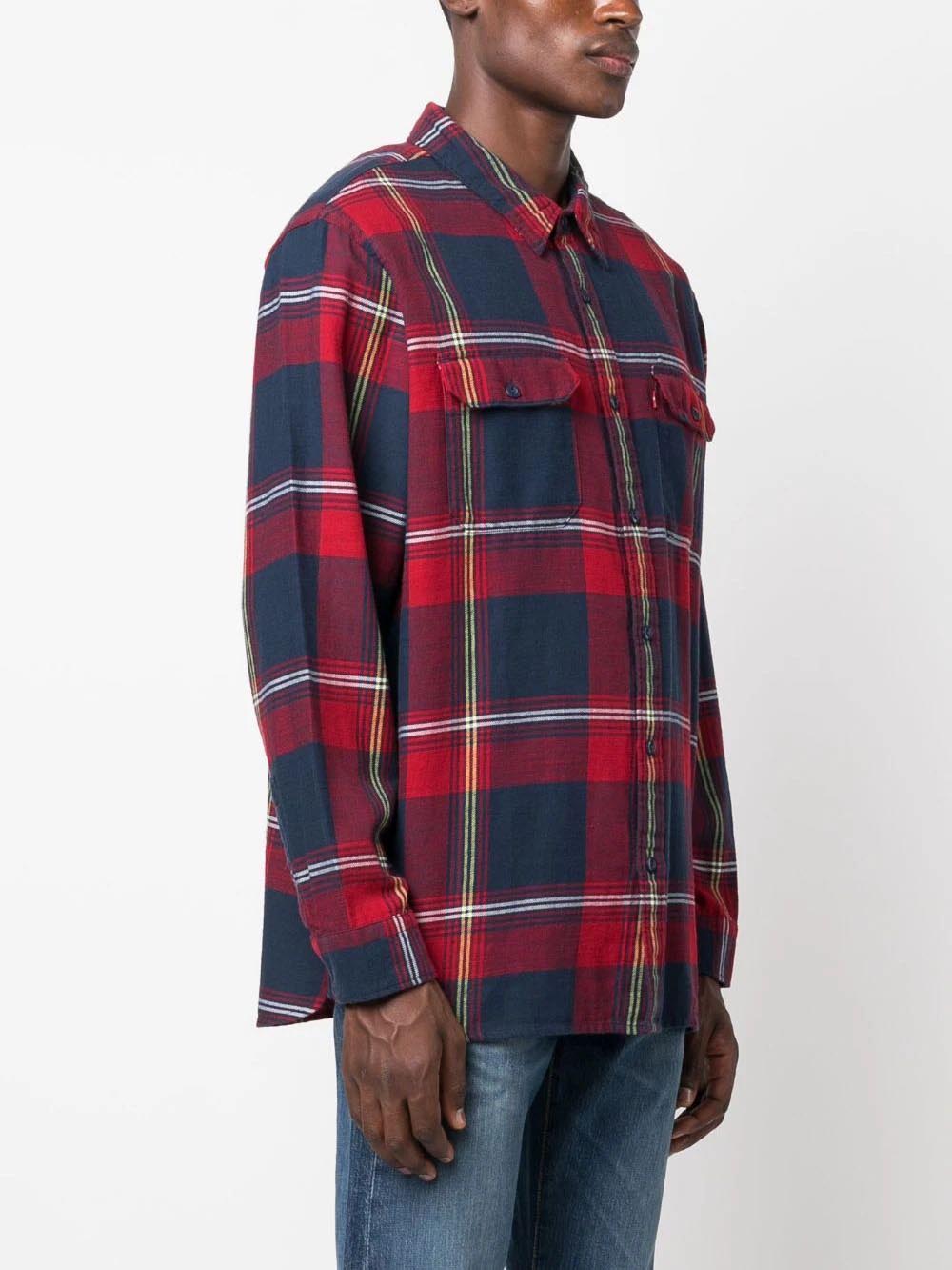 Levi's Camicia Uomo Blu/rosso