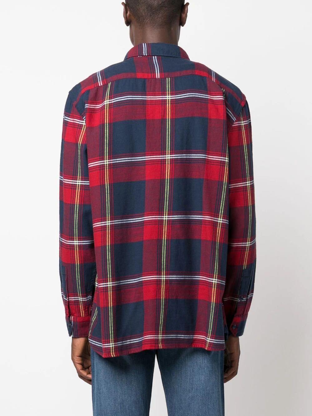 Levi's Camicia Uomo Blu/rosso