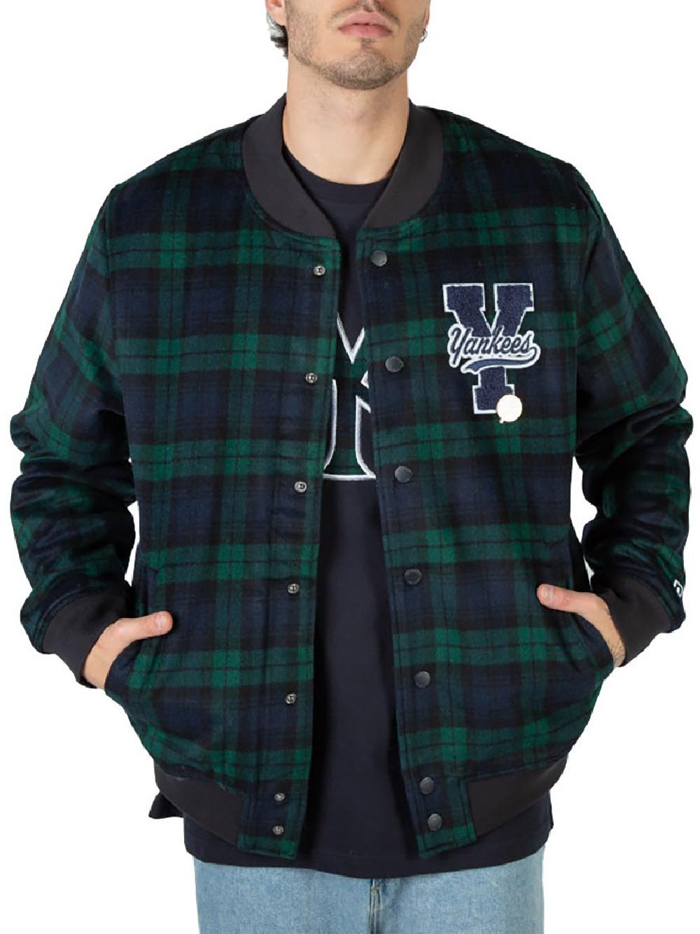 New Era Giubbino Uomo Blu