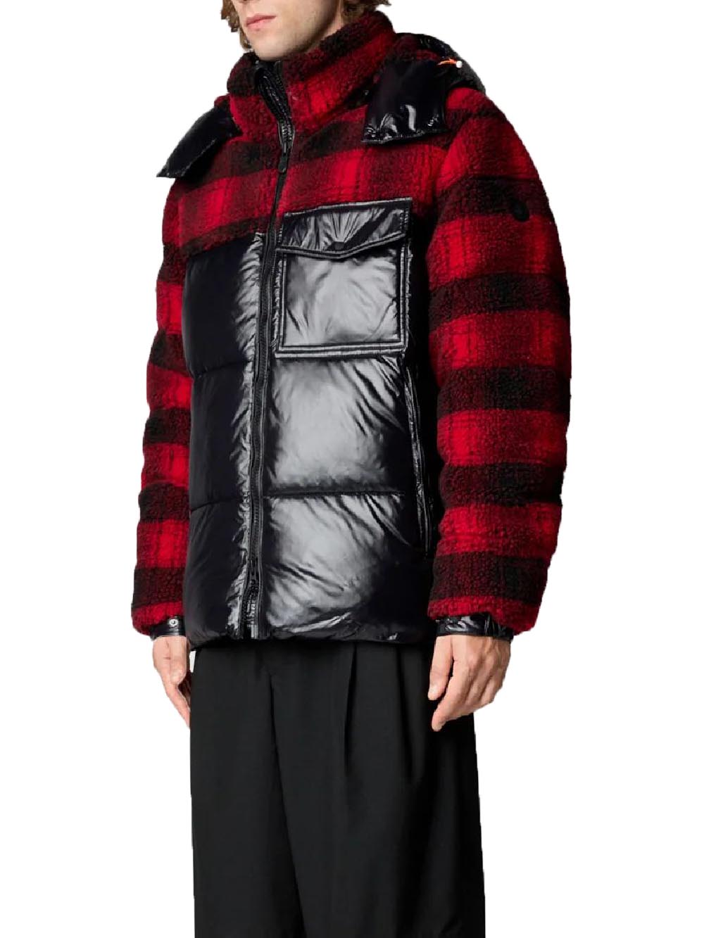 Save The Duck Giubbino Uomo Nero/rosso