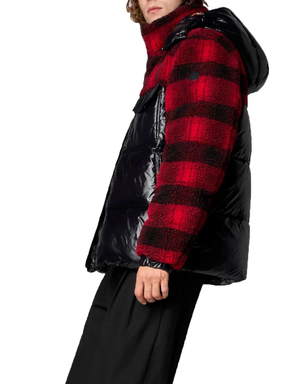 Save The Duck Giubbino Uomo Nero/rosso