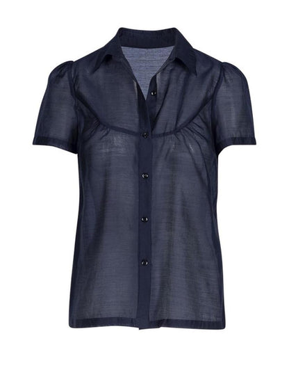 ANONYME Camicia Donna Blu