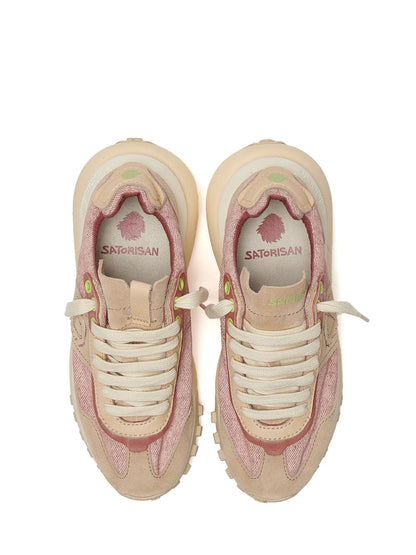 Satorisan Sneakers Donna Dharma Whitewisp Rosa