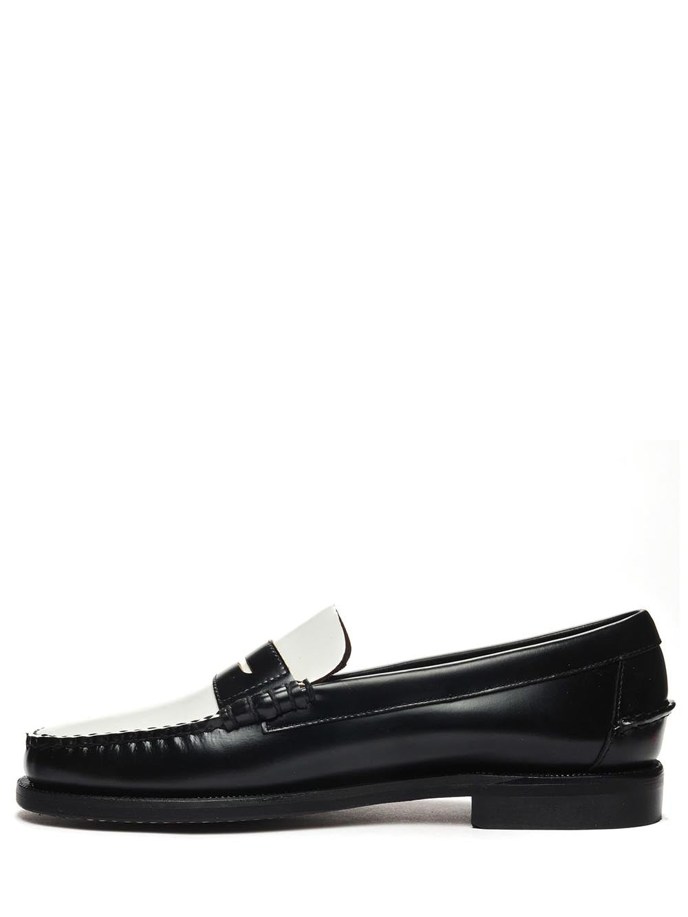 Sebago Mocassino Uomo Classic Dan Nero/bianco