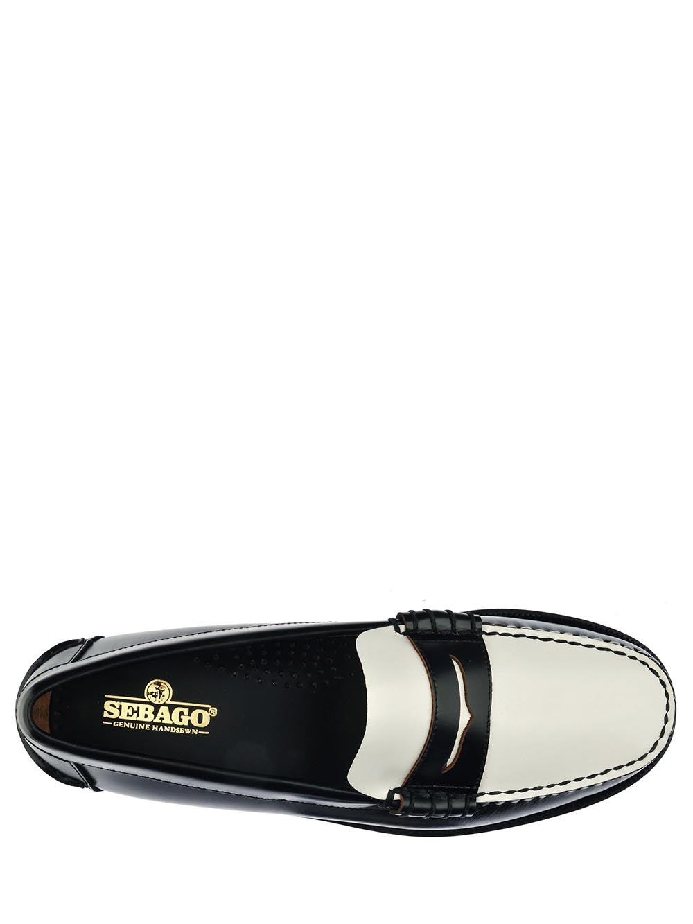 Sebago Mocassino Uomo Classic Dan Nero/bianco
