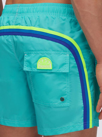 Sundek Costume Uomo Boardshort M504bdta100 Celeste