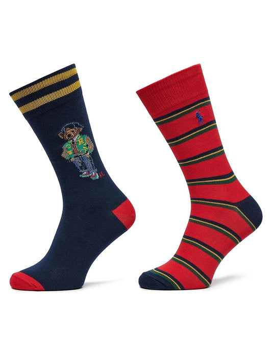 Polo Ralph Lauren Calzini Uomo 449958830 Blu/rosso