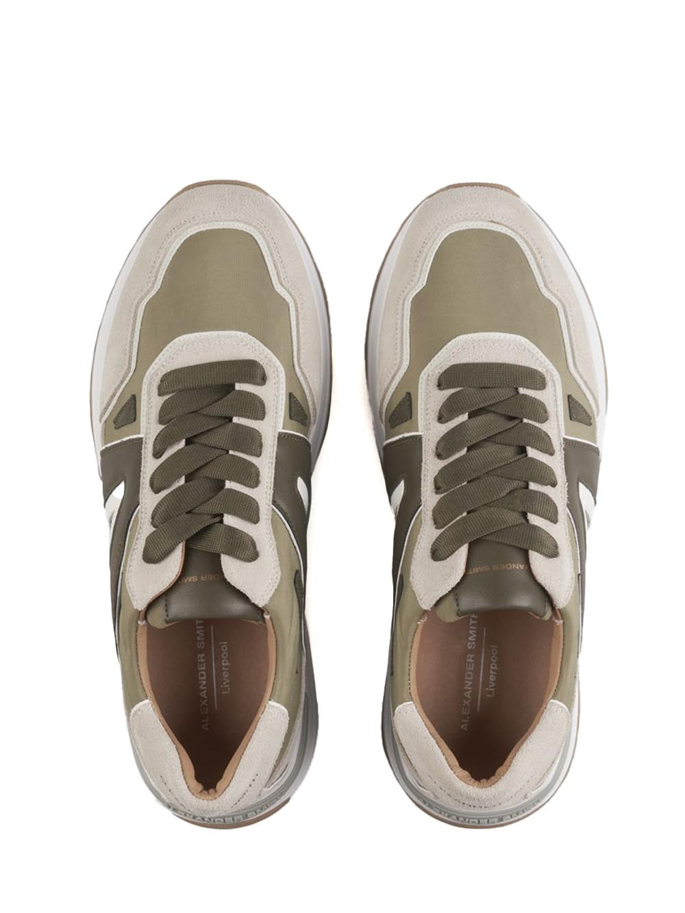 Alexander Smith Sneaker Uomo Liverpool Man 3342 Verde/grigio