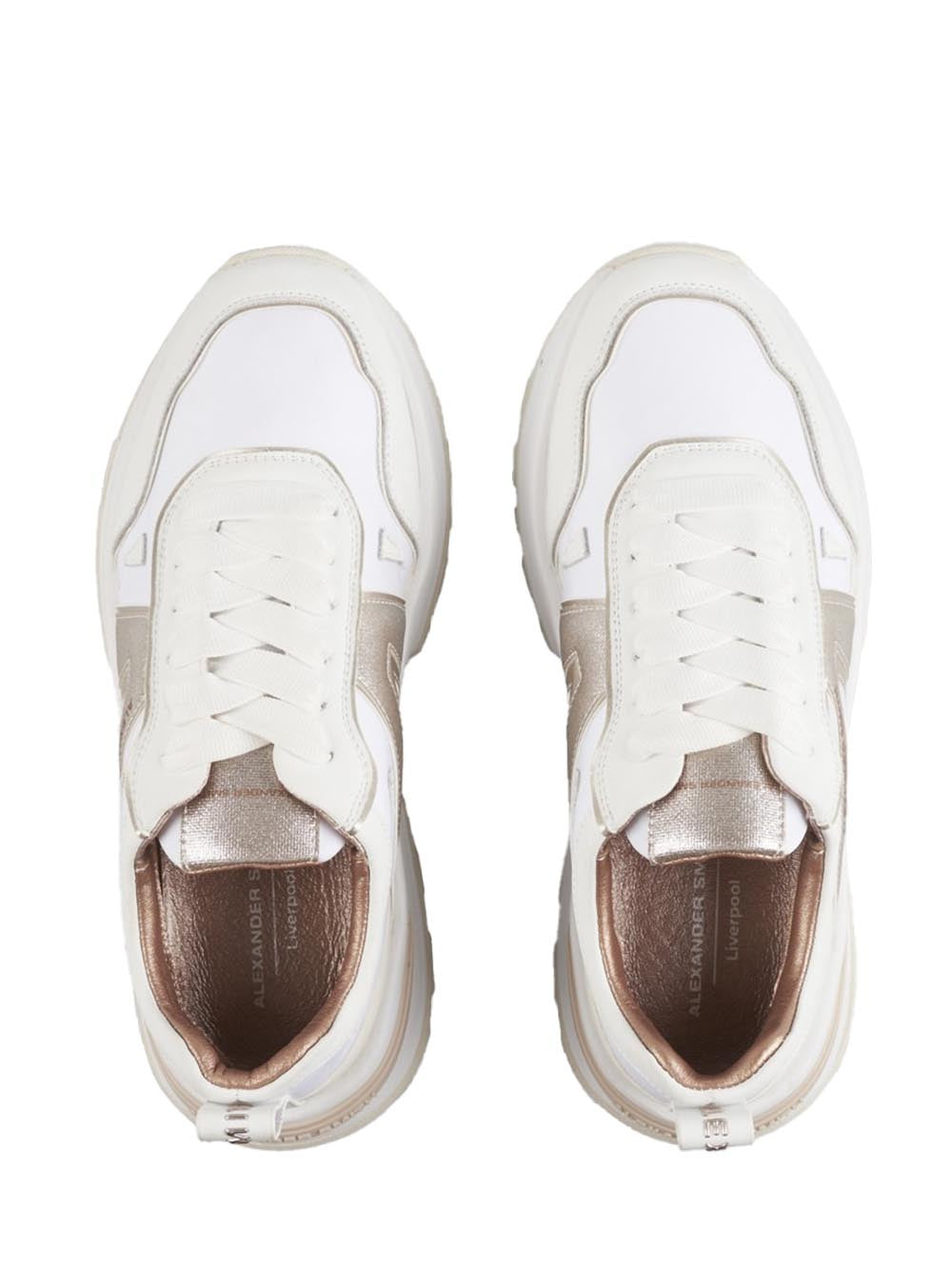 Alexander Smith Sneaker Donna Liverpool Woman 2164 Bianco/Oro