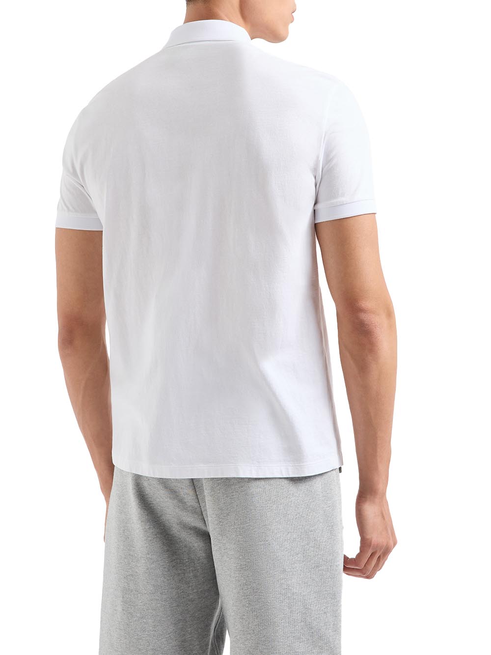 Armani Exchange Polo Uomo 8nzf80 Z8h4z Bianco