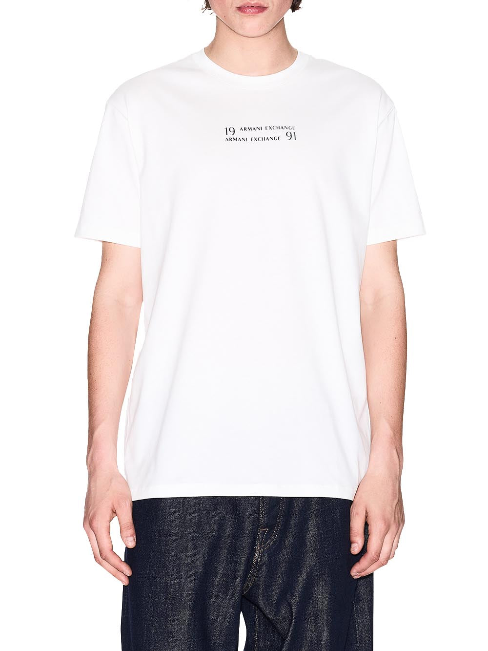 Armani Exchange T-shirt Uomo Xm000539 Af10362 Bianco