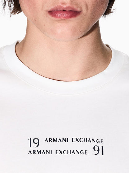 Armani Exchange T-shirt Uomo Xm000539 Af10362 Bianco